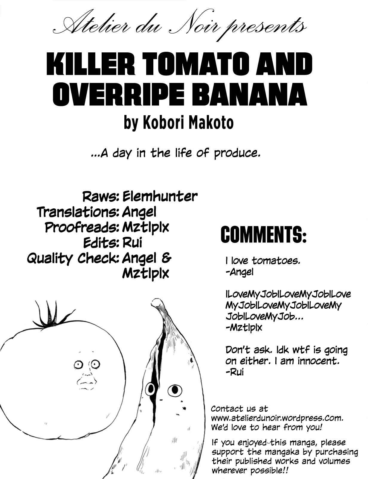 Killer Tomato and Overripe Banana Ch.0
