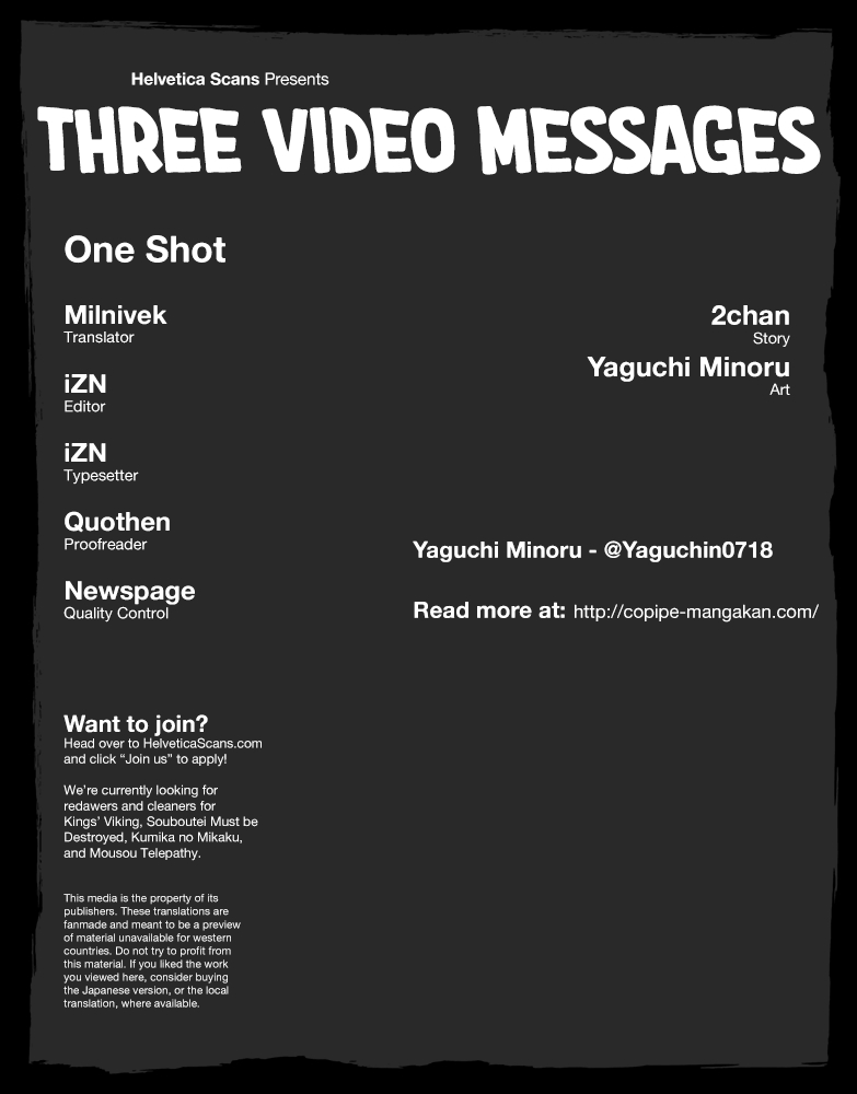 Three Video Messages Ch.1
