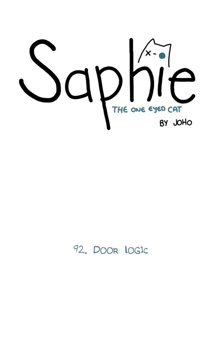 Saphie: The One-Eyed Cat 92