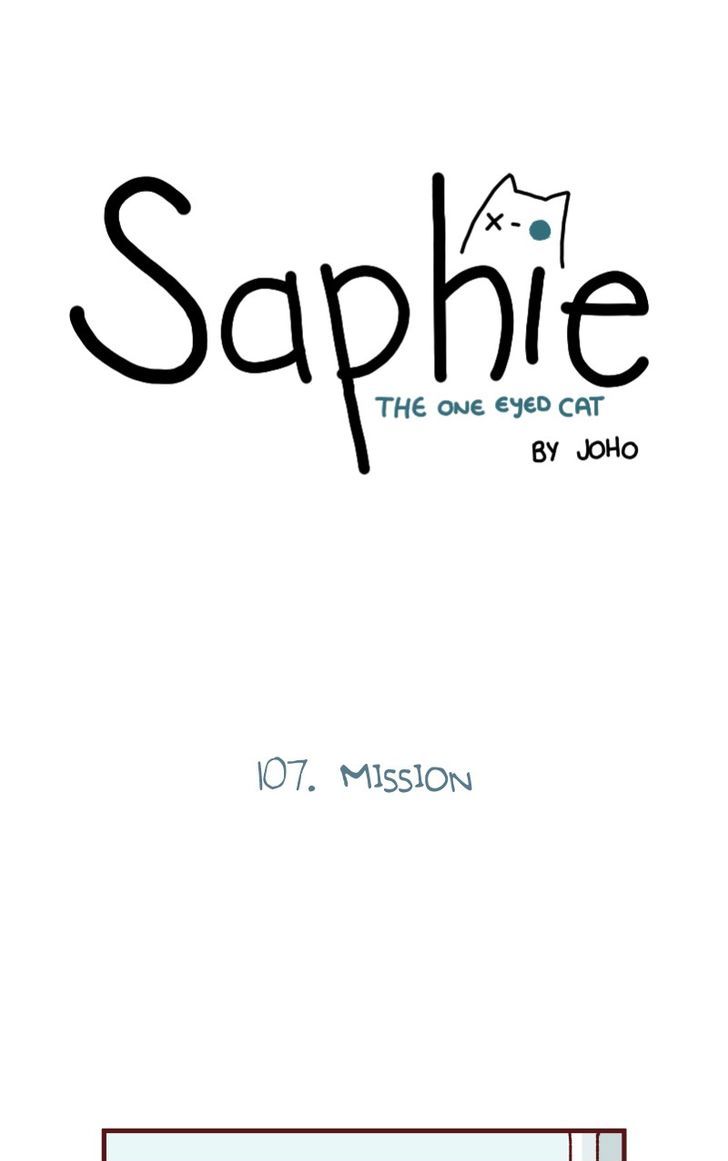 Saphie: The One-Eyed Cat 107