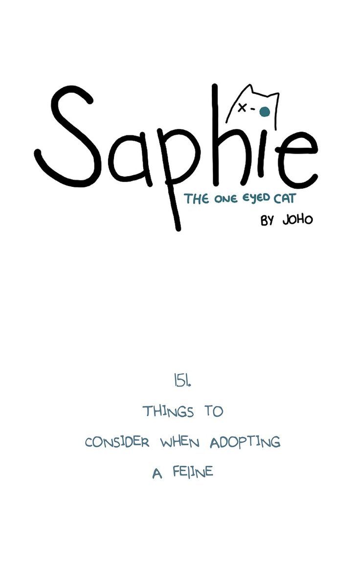 Saphie: The One-Eyed Cat 151