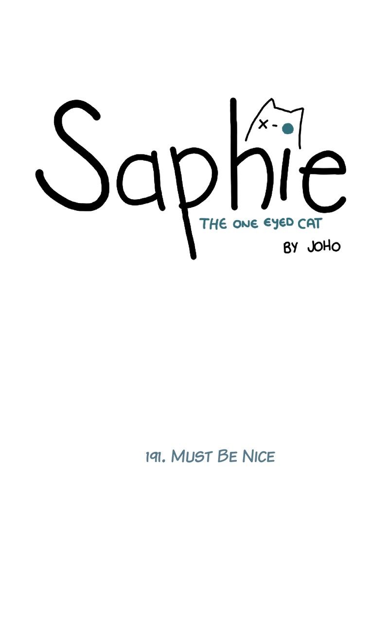 Saphie: The One-Eyed Cat 191