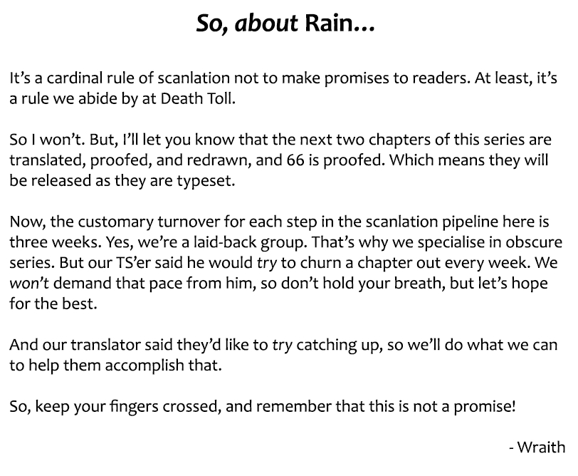 Rain Vol.12 Ch.65