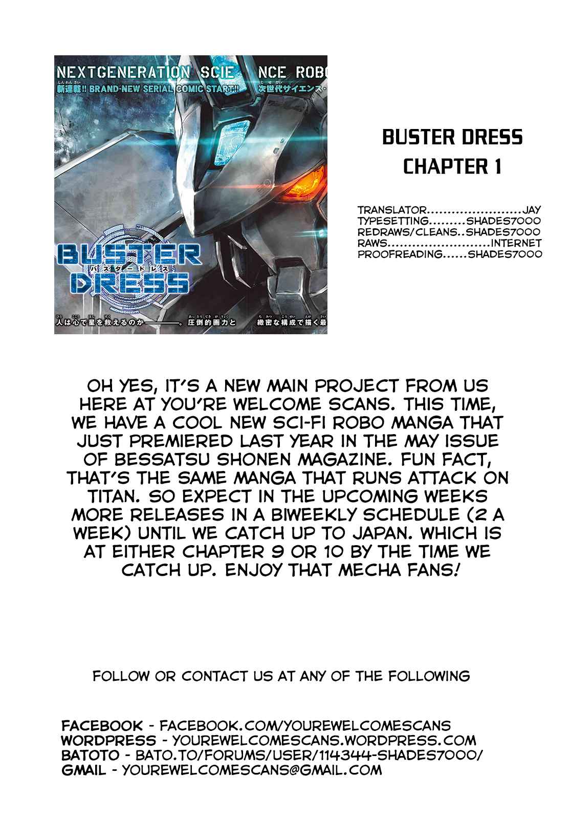 Buster Dress Vol.1 Ch.1