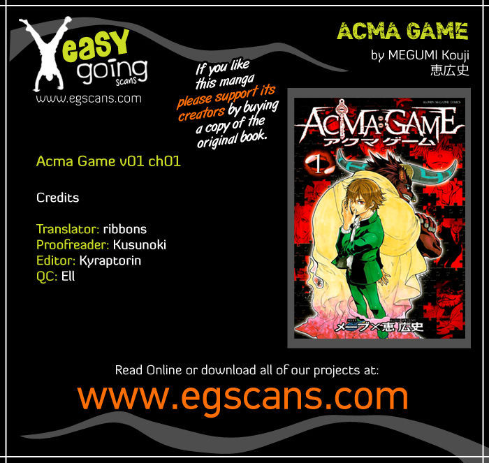 Acma:Game 1