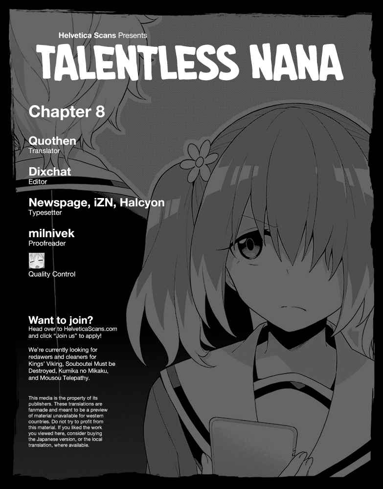 Talentless Nana Vol.2 Ch.8