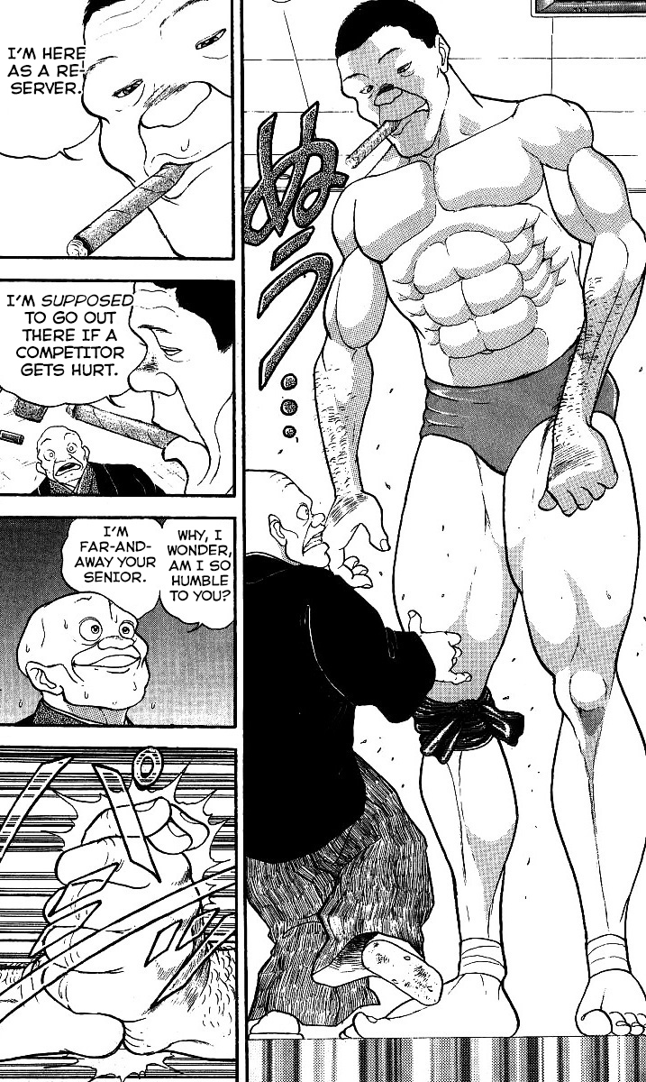 Grappler Baki Vol. 23 Ch. 198 The Giant Takes The Stage!!