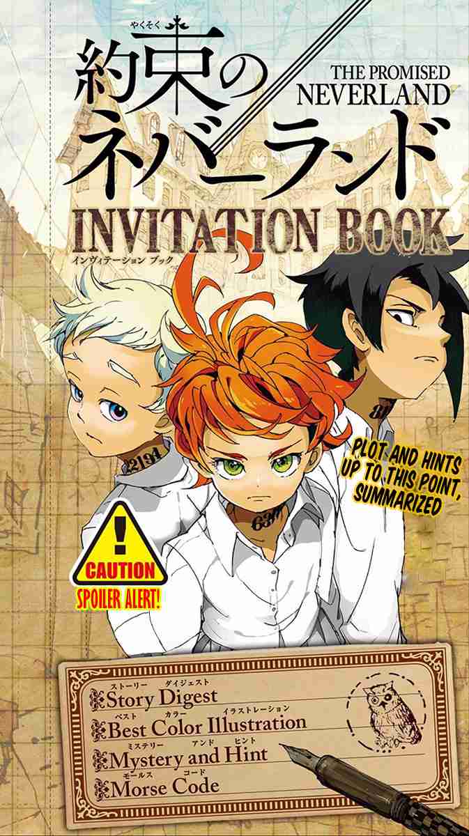The Promised Neverland Vol. 8 Ch. 70.6 Invitation Book