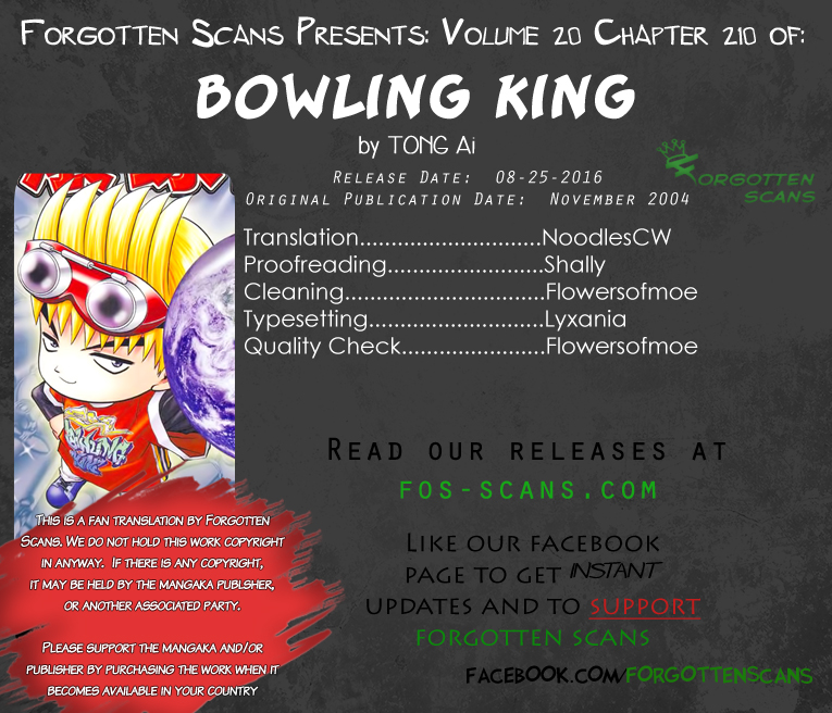 Bowling King Vol.20 Ch.210