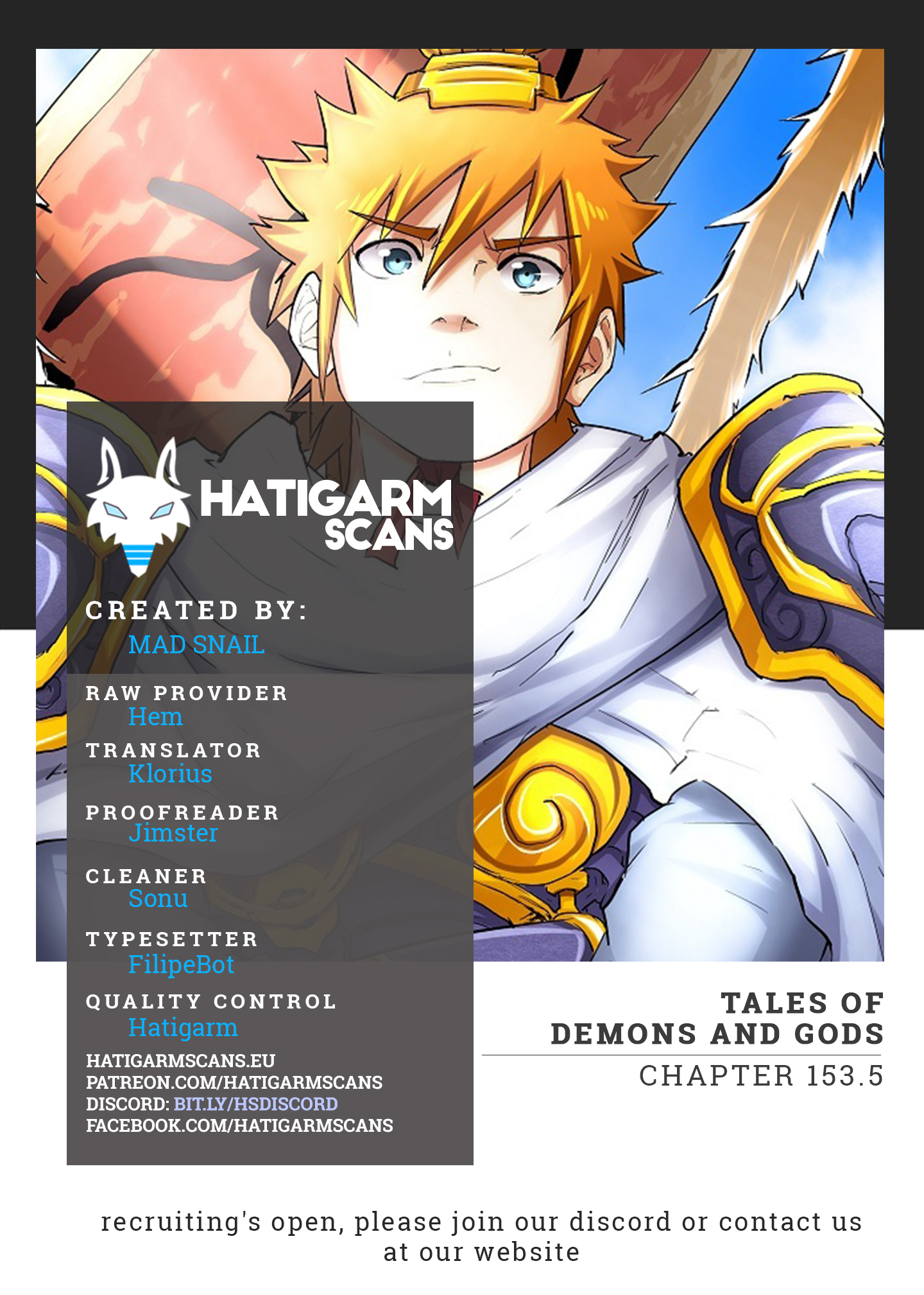 Tales of Demons and Gods Vol.1 Ch.153.5