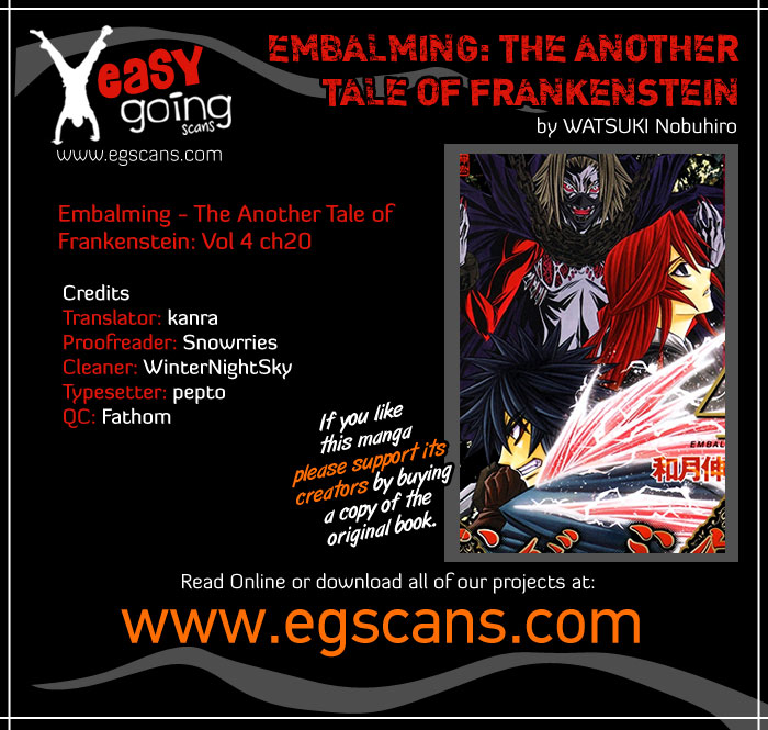 Embalming -The Another Tale of Frankenstein- Vol.4 Ch.20