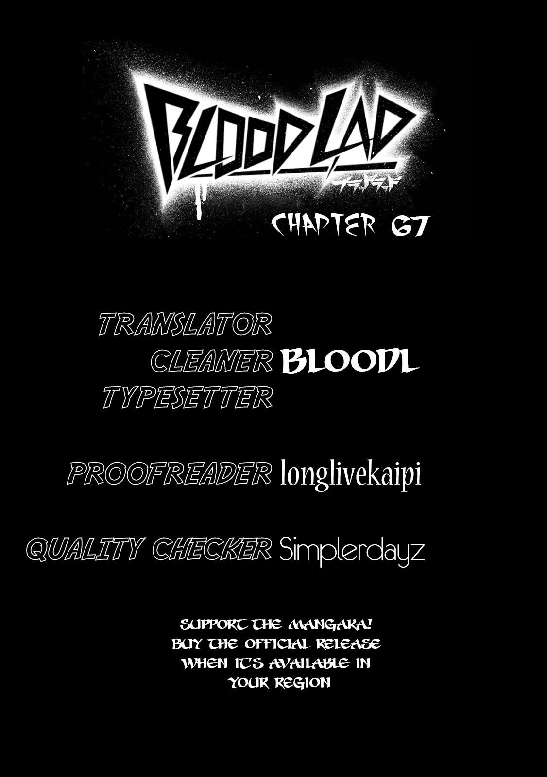 Blood Lad Vol.14 Ch.67
