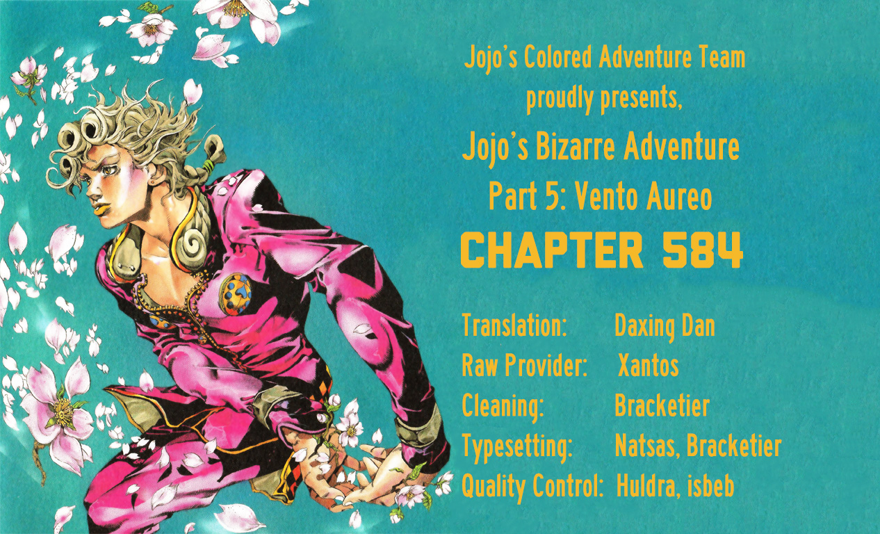JoJo's Bizarre Adventure Part 5: Vento Aureo Vol.63 Ch.584