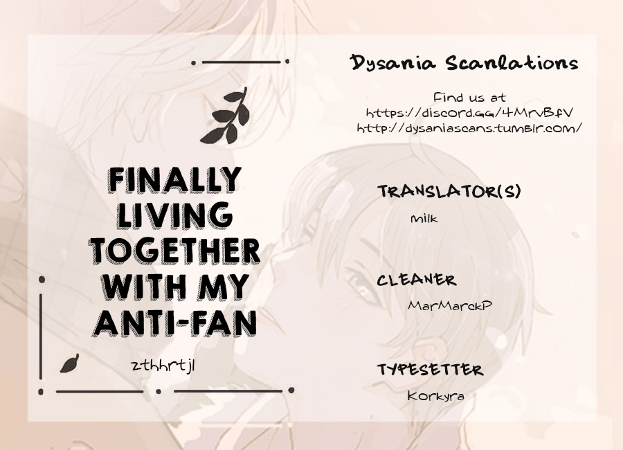 Finally Living Together with my Anti-Fan Ch.1