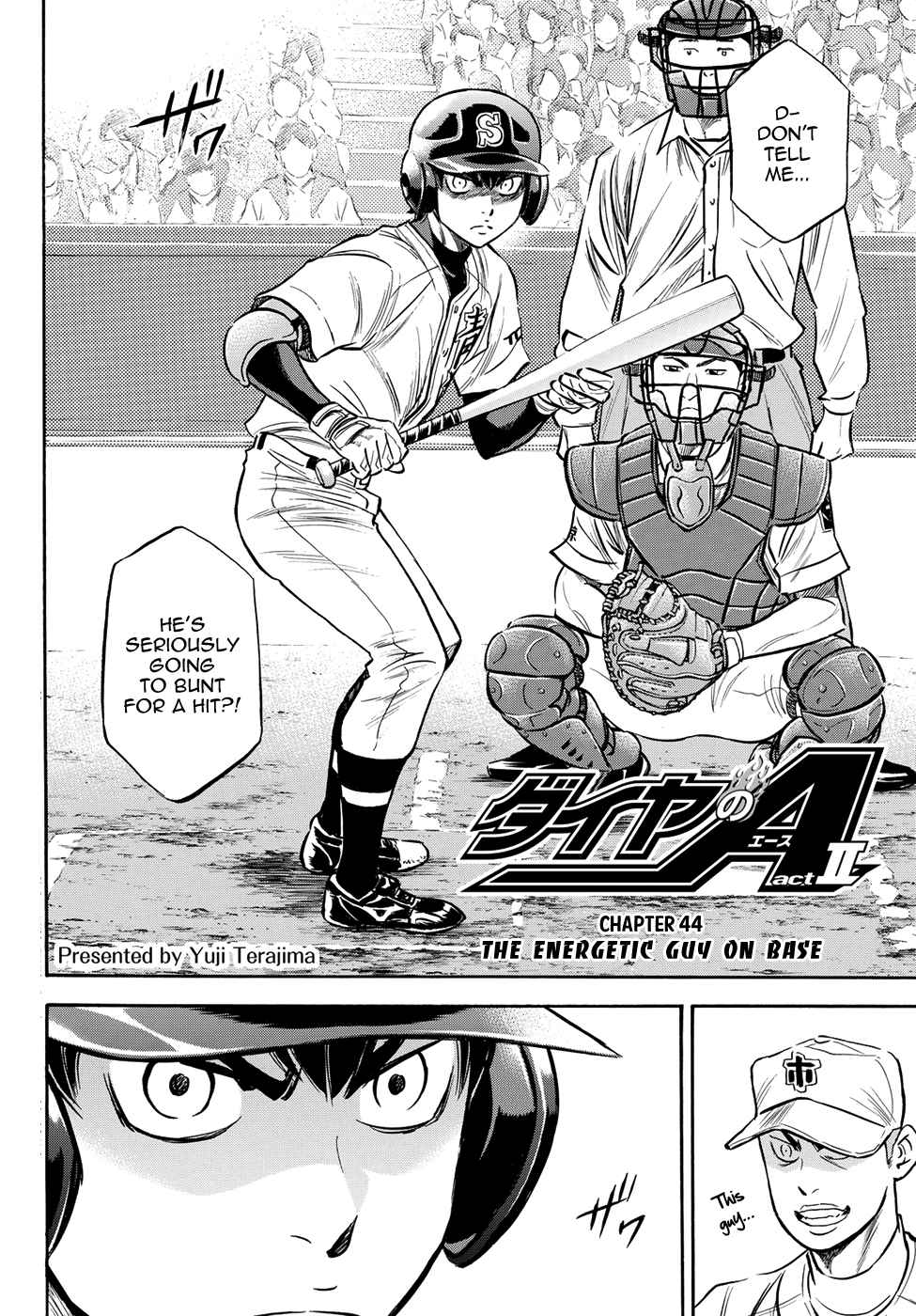 Diamond no Ace Act II Vol. 5 Ch. 44 The Energetic Guy on Base