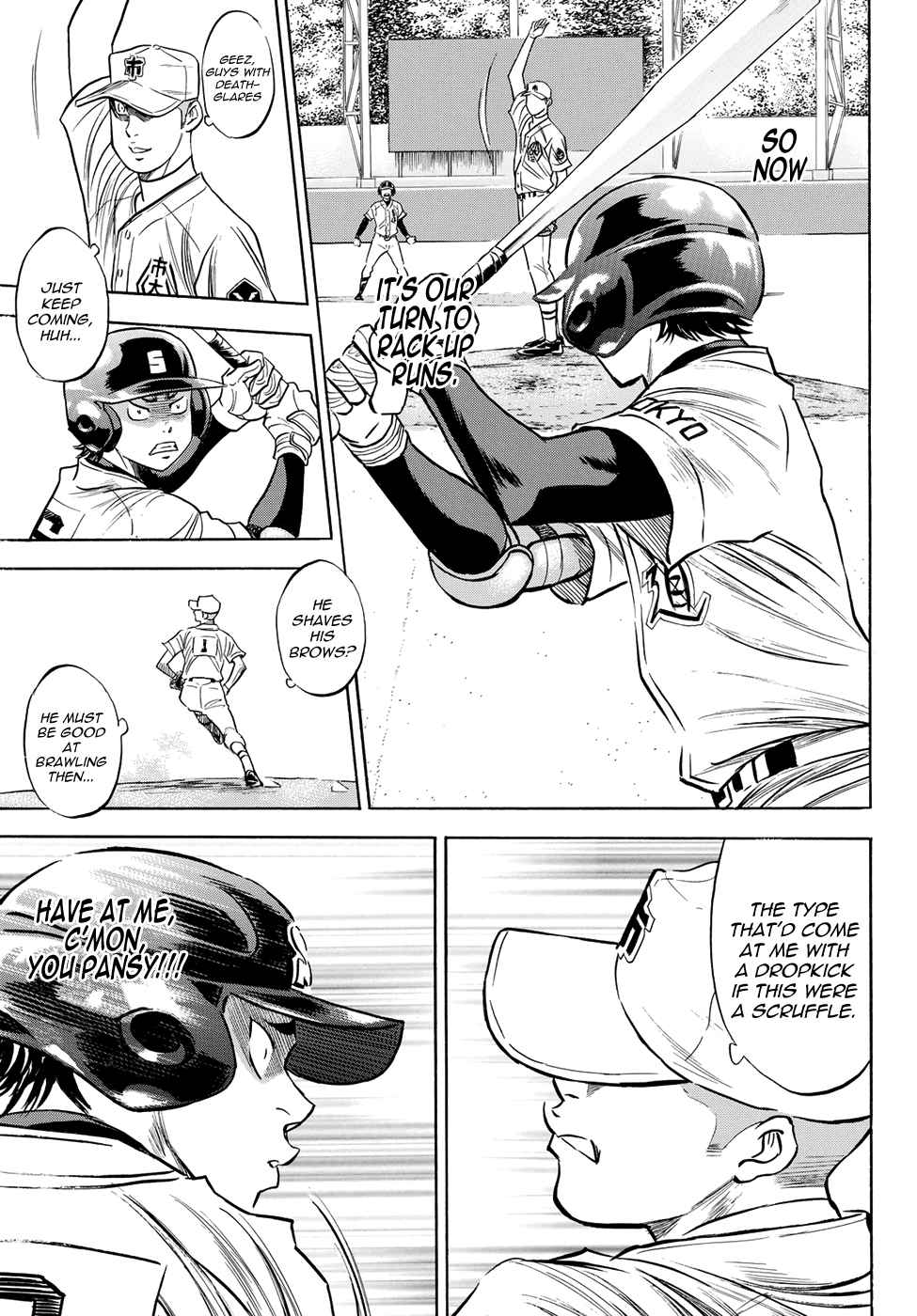 Diamond no Ace Act II Vol. 5 Ch. 44 The Energetic Guy on Base