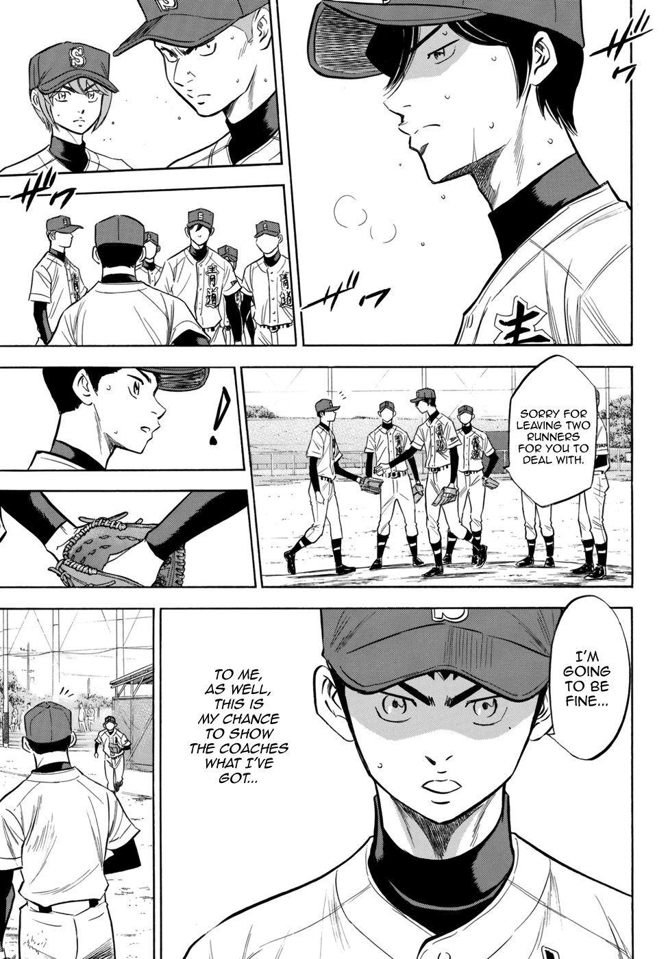 Diamond no Ace Act II Ch. 117 This is Where He Stands