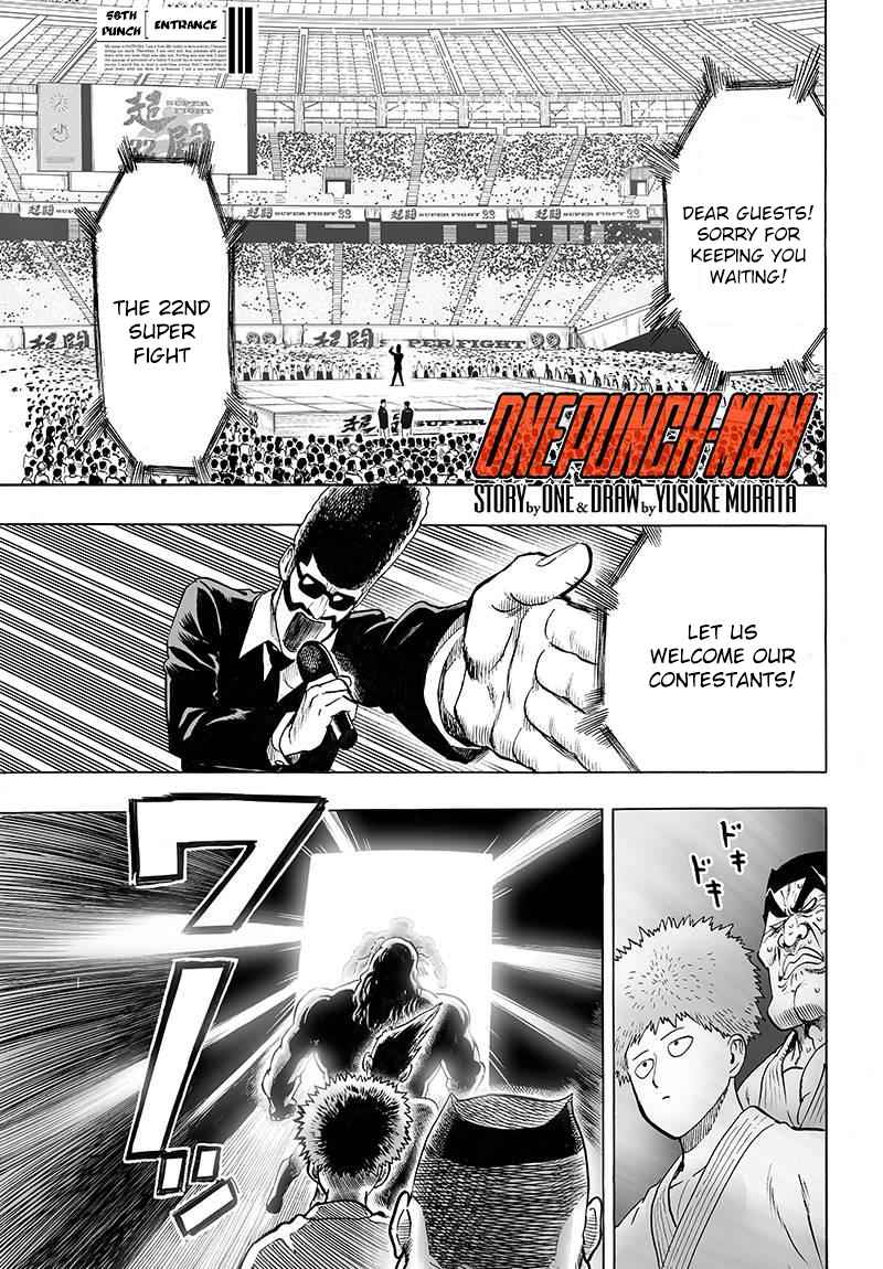One Punch Man Vol. 11 Ch. 60 Entering the Stadium