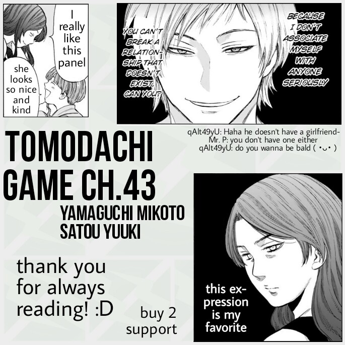 Tomodachi Game Vol.10 Ch.43